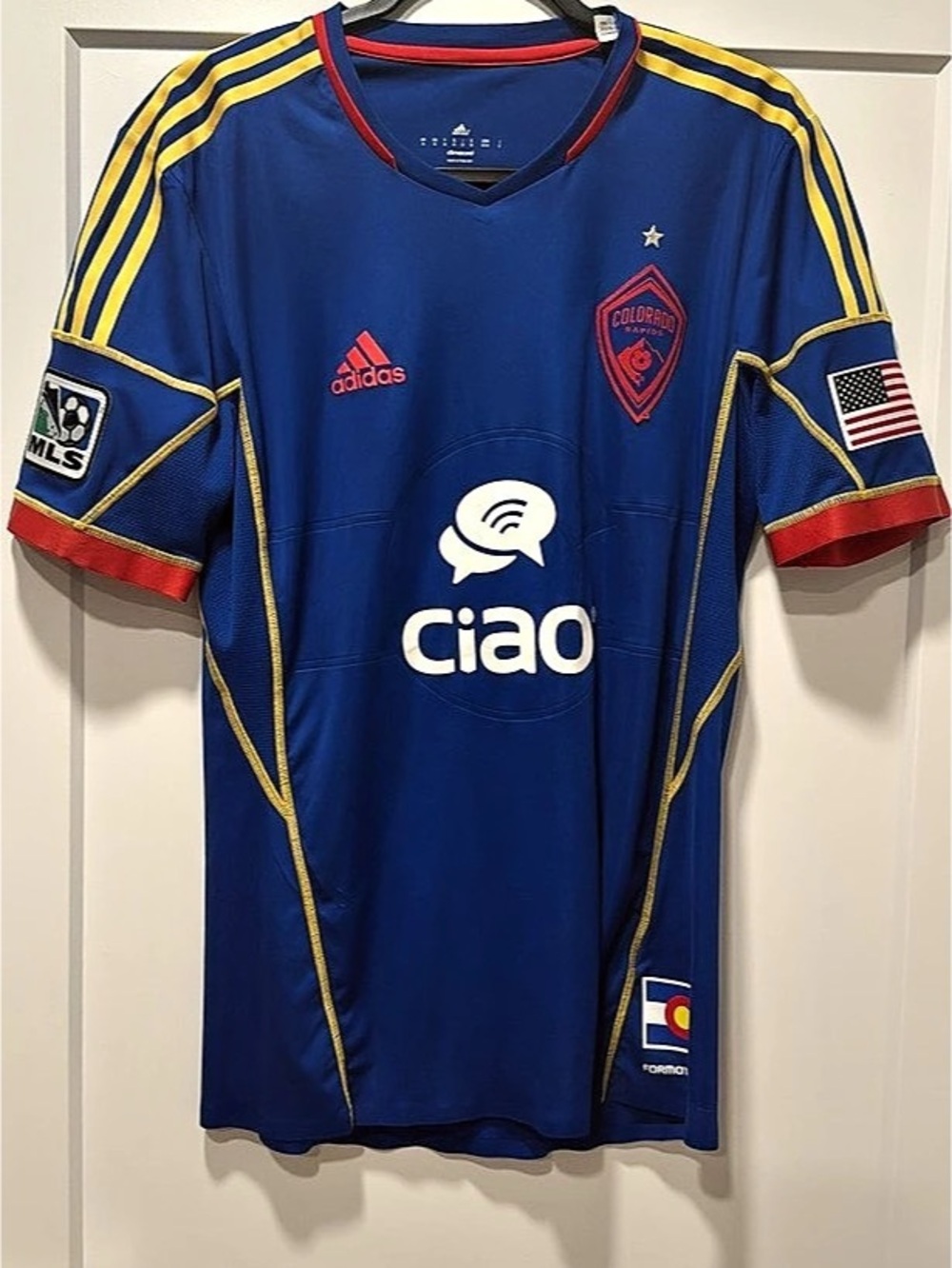 adidas Colorado Rapids 2014 Away Jersey Blue & Red